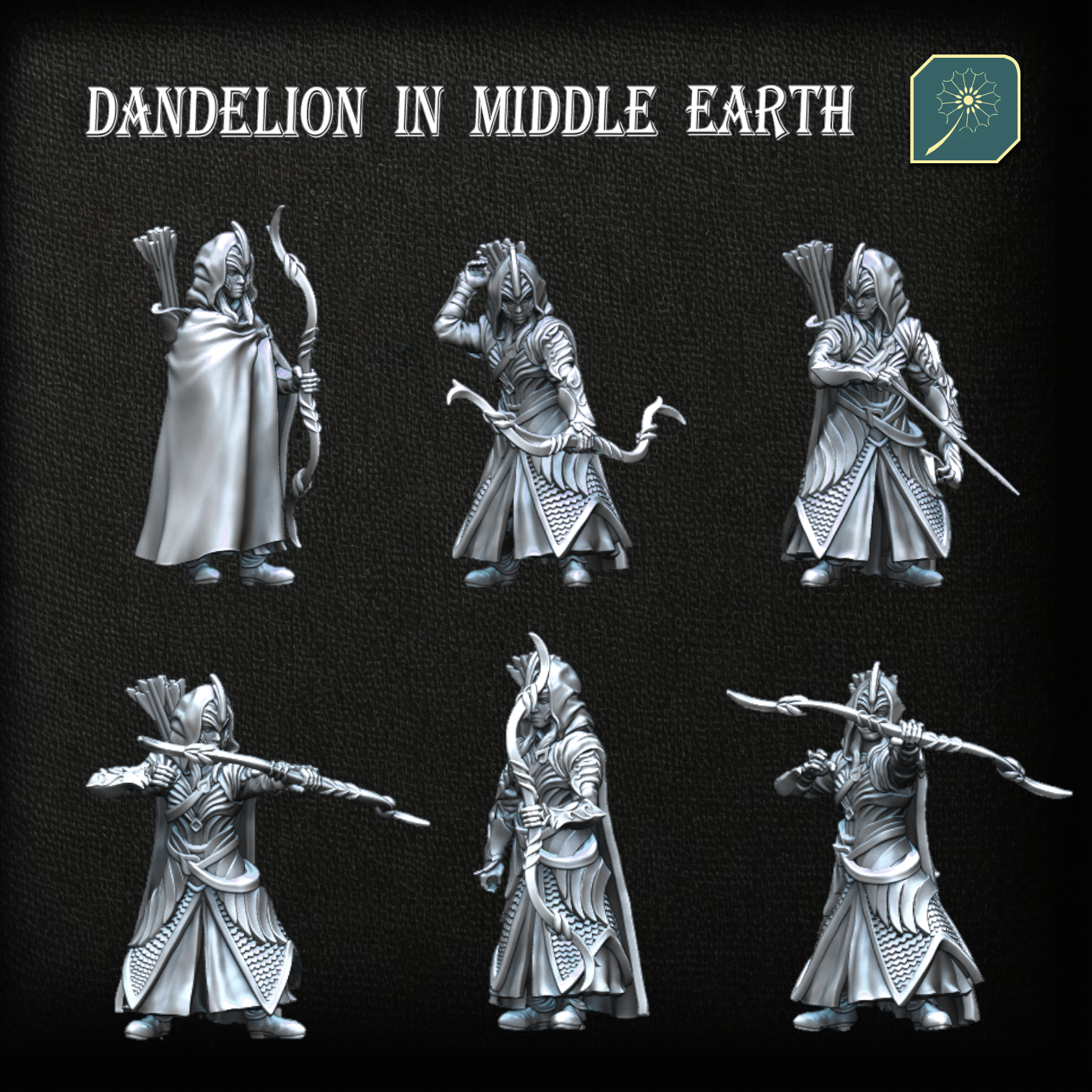 Golden Wood Elf Warriors - Bows